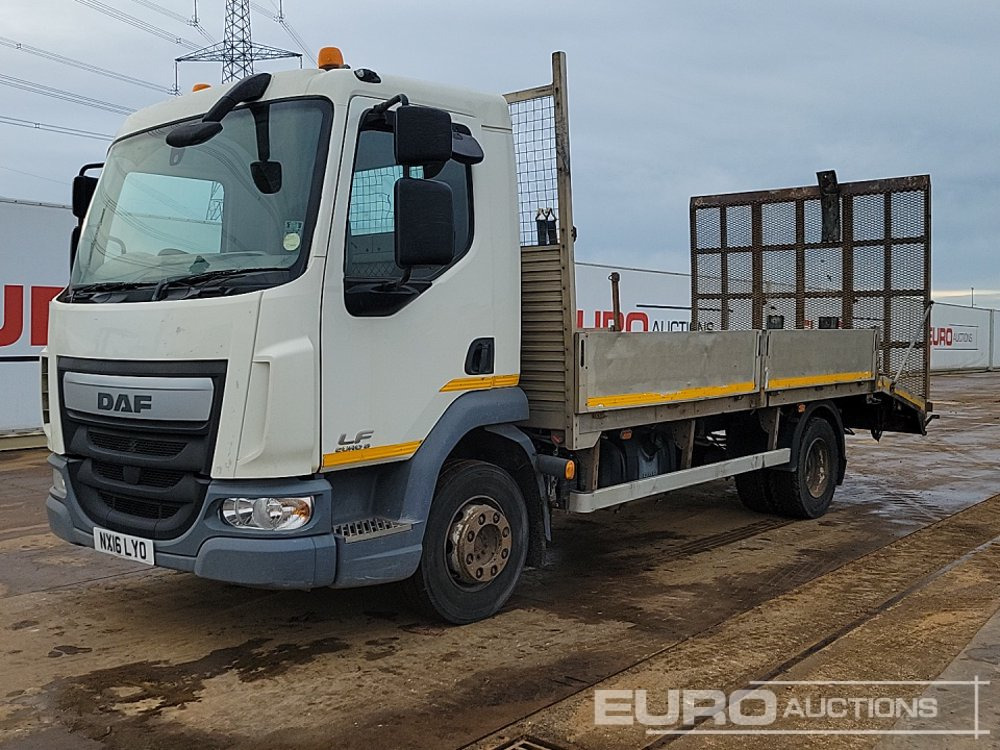 2016 DAF LF210 - Camion plateau: photos 1 2016 DAF LF210 - Camion plateau: photos 1
