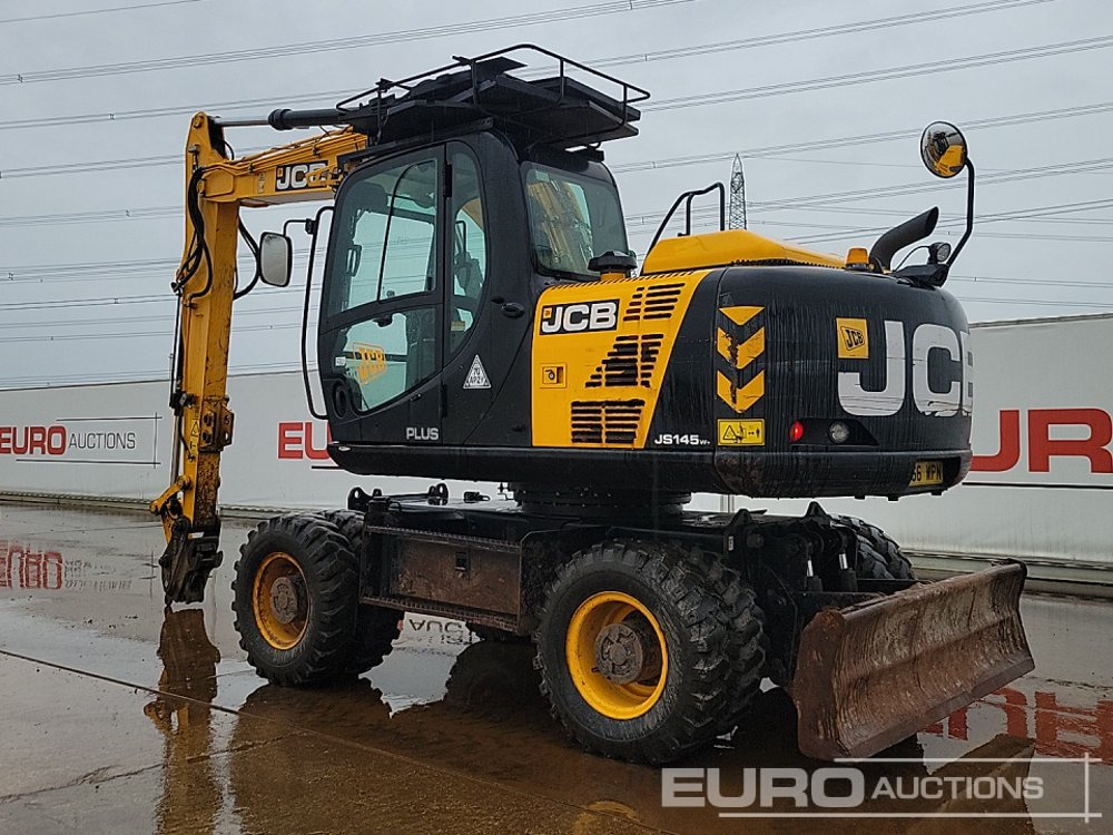 2016 JCB JS145W - Pelle sur pneus: photos 3 2016 JCB JS145W - Pelle sur pneus: photos 3