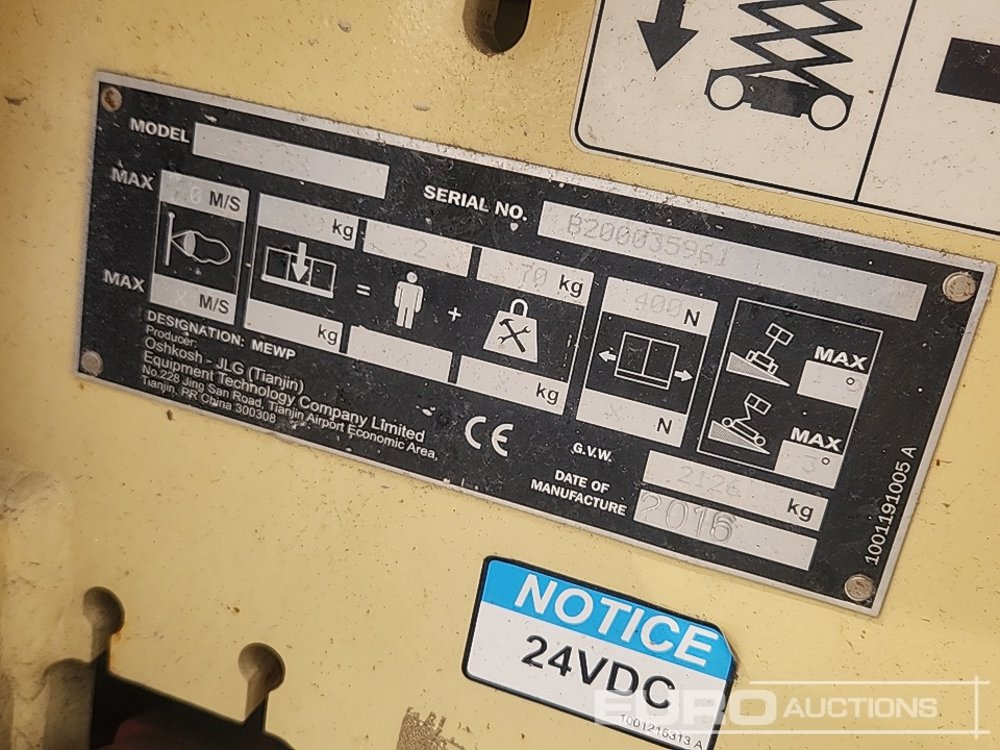 Nacelle ciseaux 2016 JLG 2632ES: photos 20 Nacelle ciseaux 2016 JLG 2632ES: photos 20