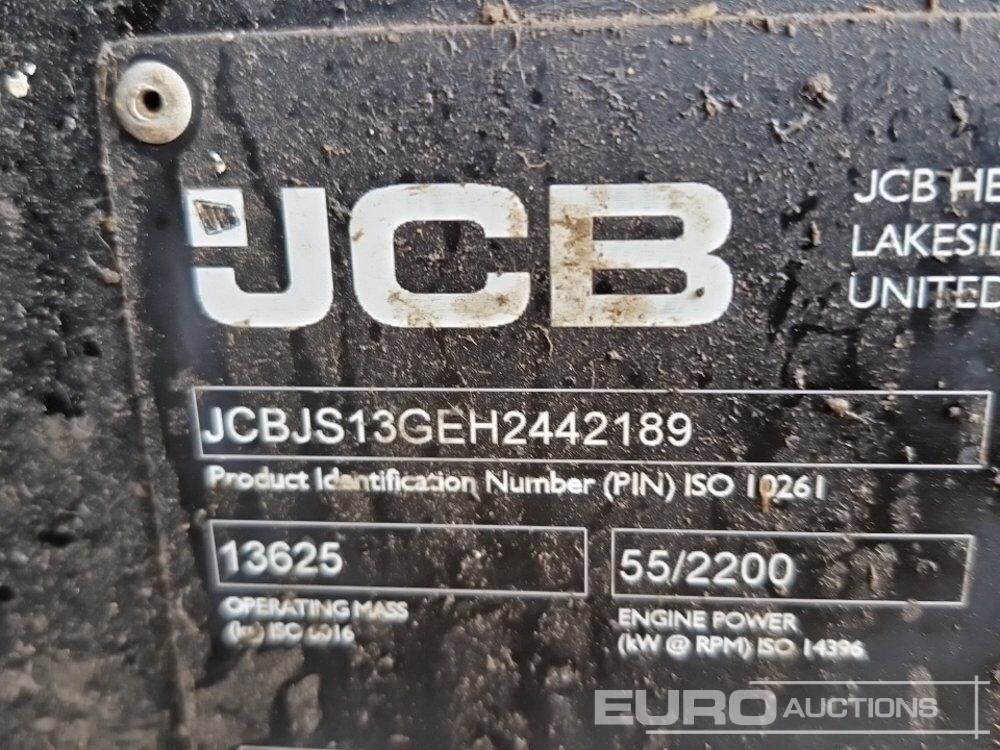 Pelle sur chenille 2017 JCB JS131LC: photos 43
