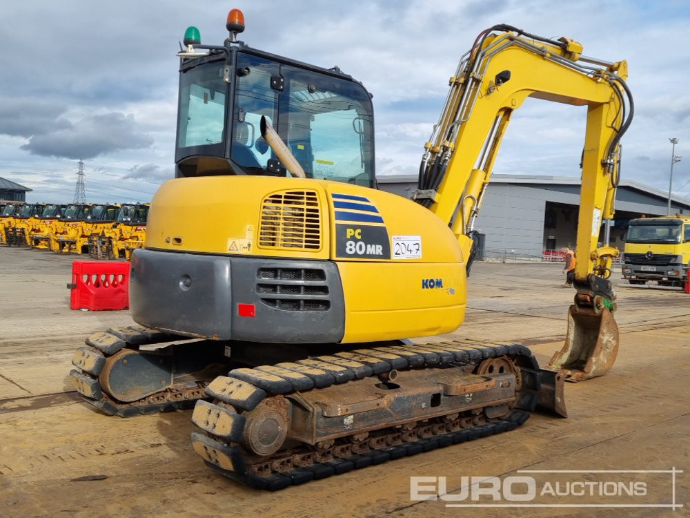 2017 Komatsu PC80MR-3 - Mini pelle: photos 5 2017 Komatsu PC80MR-3 - Mini pelle: photos 5