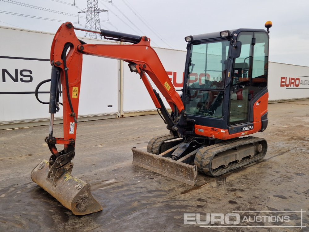 2017 Kubota KX027-4 - Mini pelle: photos 1 2017 Kubota KX027-4 - Mini pelle: photos 1