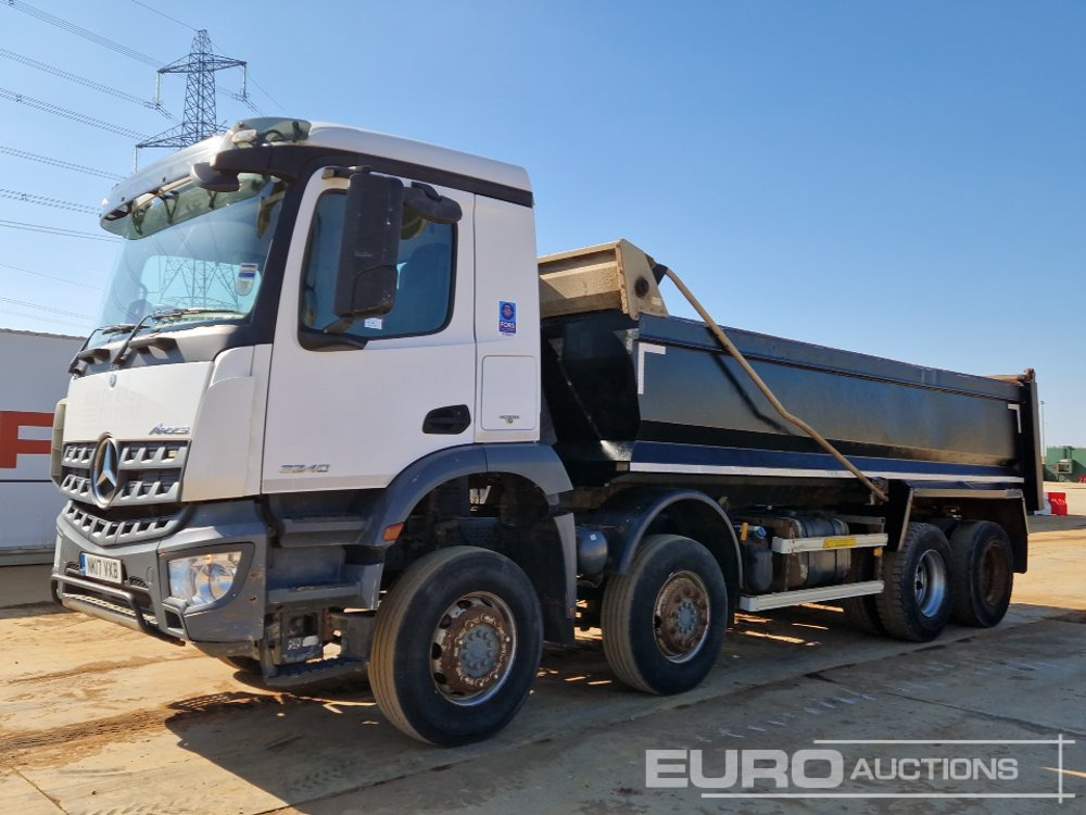 2017 Mercedes Arocs 3240 - Camion benne: photos 1 2017 Mercedes Arocs 3240 - Camion benne: photos 1
