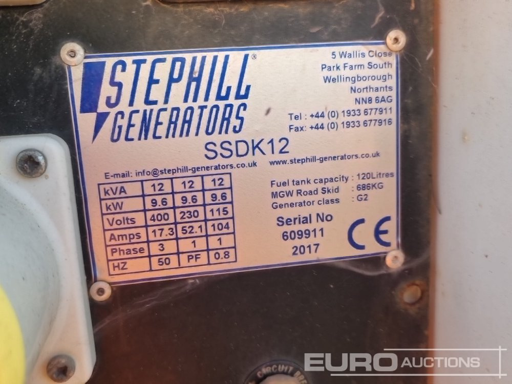 Groupe électrogène 2017 Stephill SSDK12: photos 31