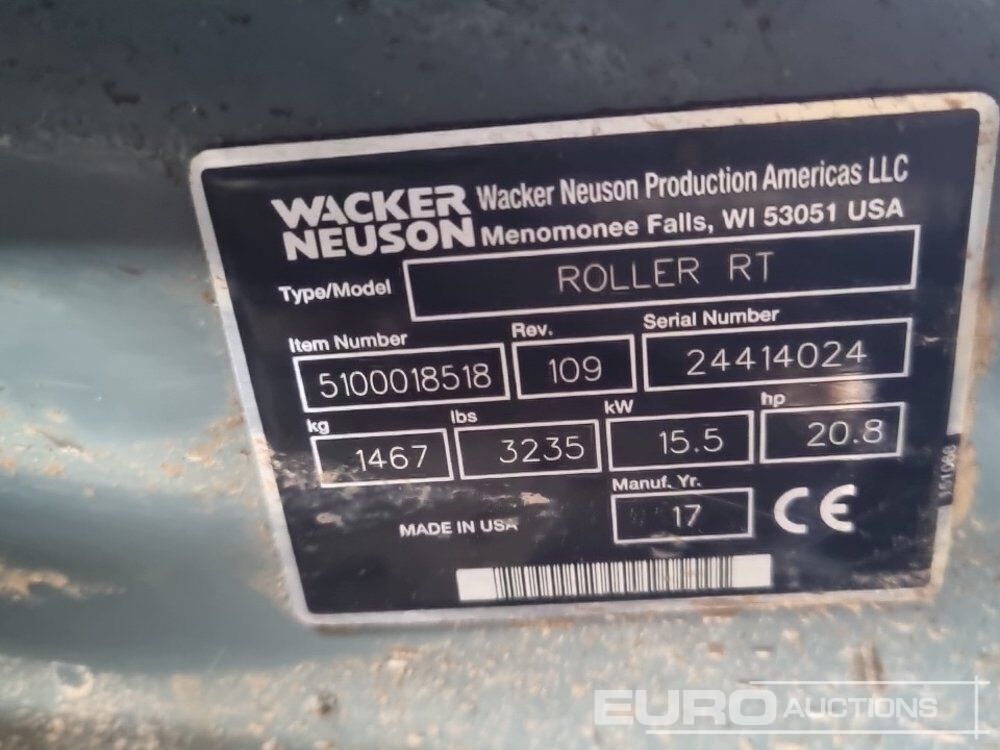 Travaux routiers 2017 Wacker Neuson RT: photos 39
