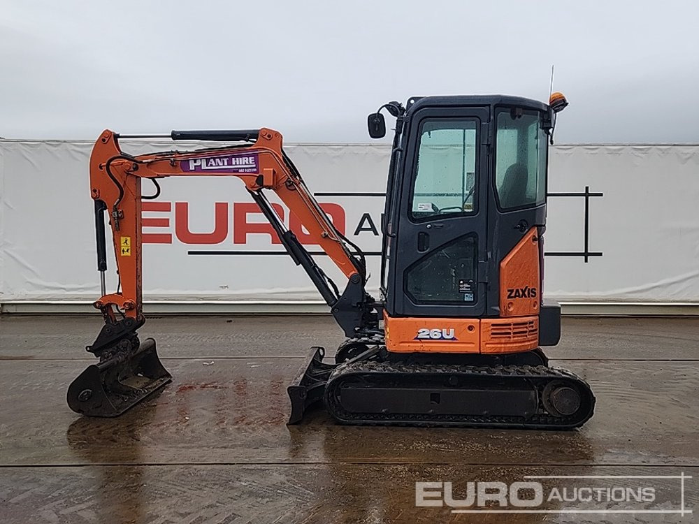 2018 Hitachi ZX26U-5A CR - Mini pelle: photos 2 2018 Hitachi ZX26U-5A CR - Mini pelle: photos 2