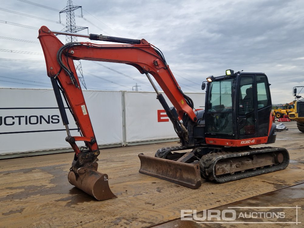 2018 Kubota KX080-4A - Mini pelle: photos 1 2018 Kubota KX080-4A - Mini pelle: photos 1