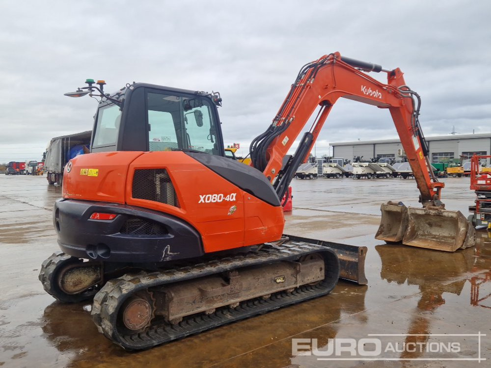 2018 Kubota KX080-4A - Mini pelle: photos 5 2018 Kubota KX080-4A - Mini pelle: photos 5
