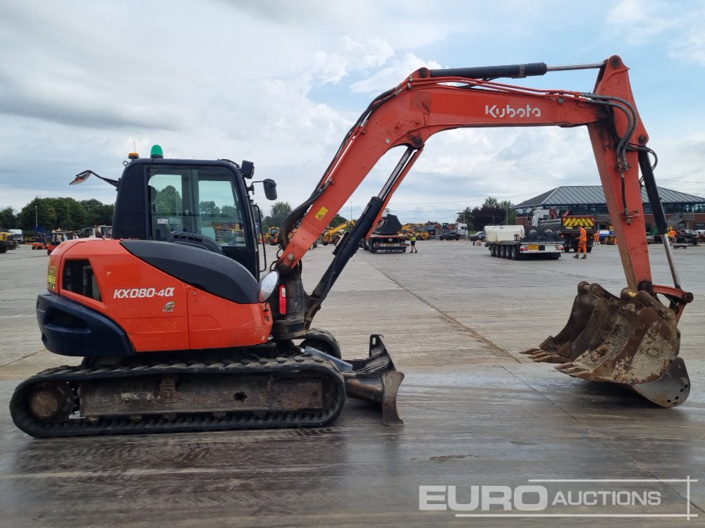 Mini pelle 2018 Kubota KX080-4A: photos 6