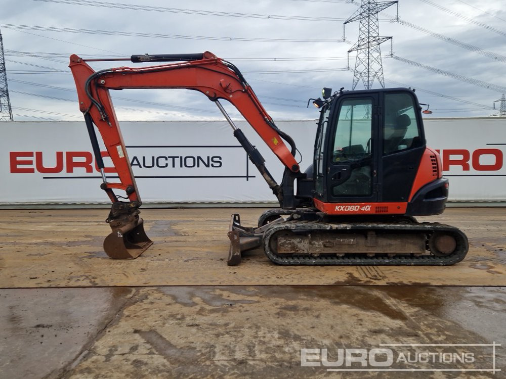 2018 Kubota KX080-4A - Mini pelle: photos 2 2018 Kubota KX080-4A - Mini pelle: photos 2