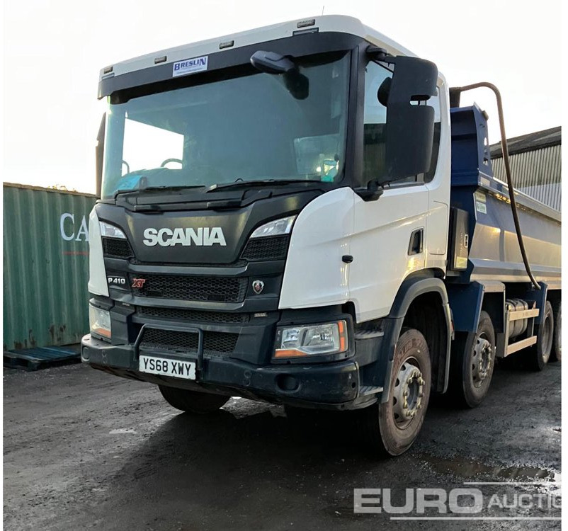 2018 Scania P410XT - Camion benne: photos 1 2018 Scania P410XT - Camion benne: photos 1