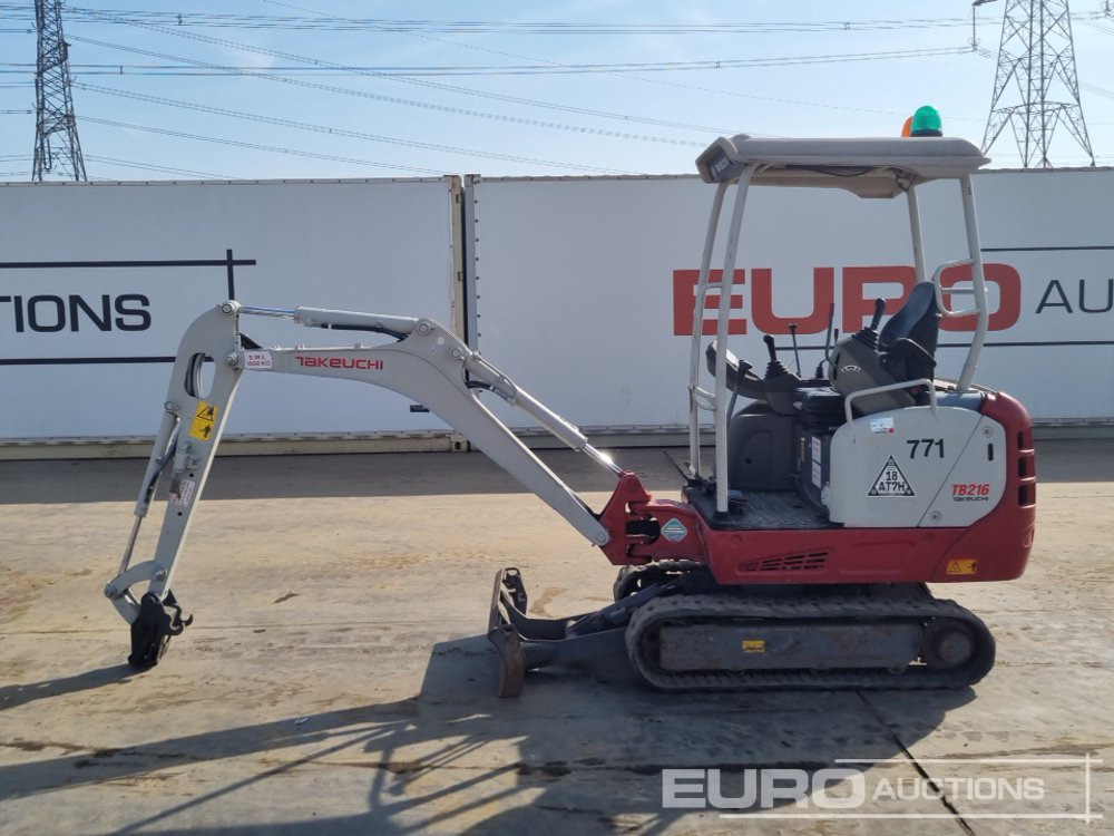 2018 Takeuchi TB216 - Mini pelle: photos 2 2018 Takeuchi TB216 - Mini pelle: photos 2