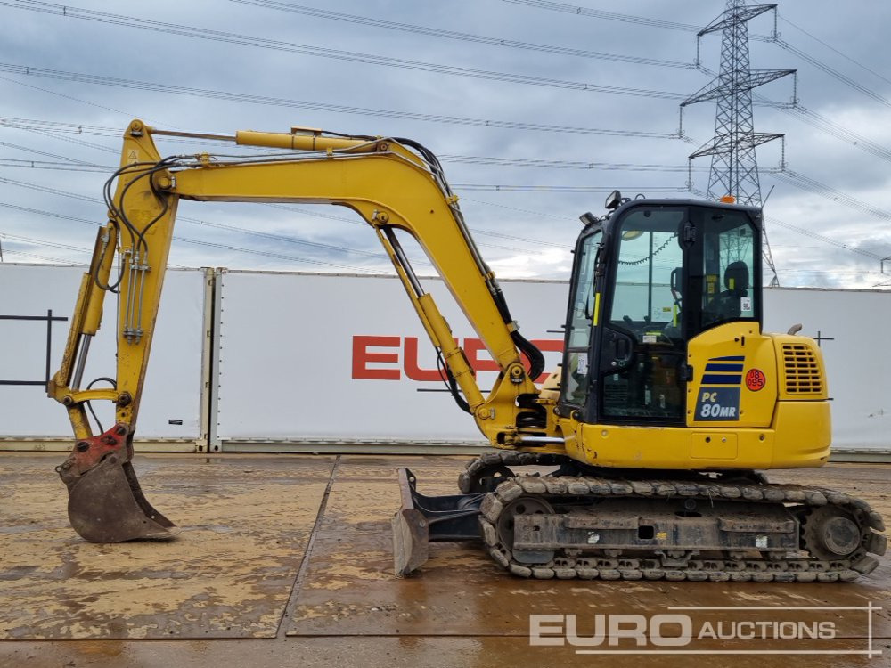2019 Komatsu PC80MR-5E0 - Mini pelle: photos 2 2019 Komatsu PC80MR-5E0 - Mini pelle: photos 2