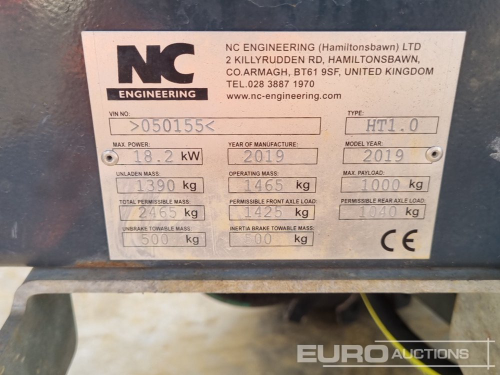 Mini tombereau 2019 NC HT1.0: photos 40 Mini tombereau 2019 NC HT1.0: photos 40