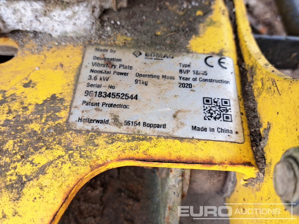 Travaux routiers 2020 Bomag BVP18/45: photos 22