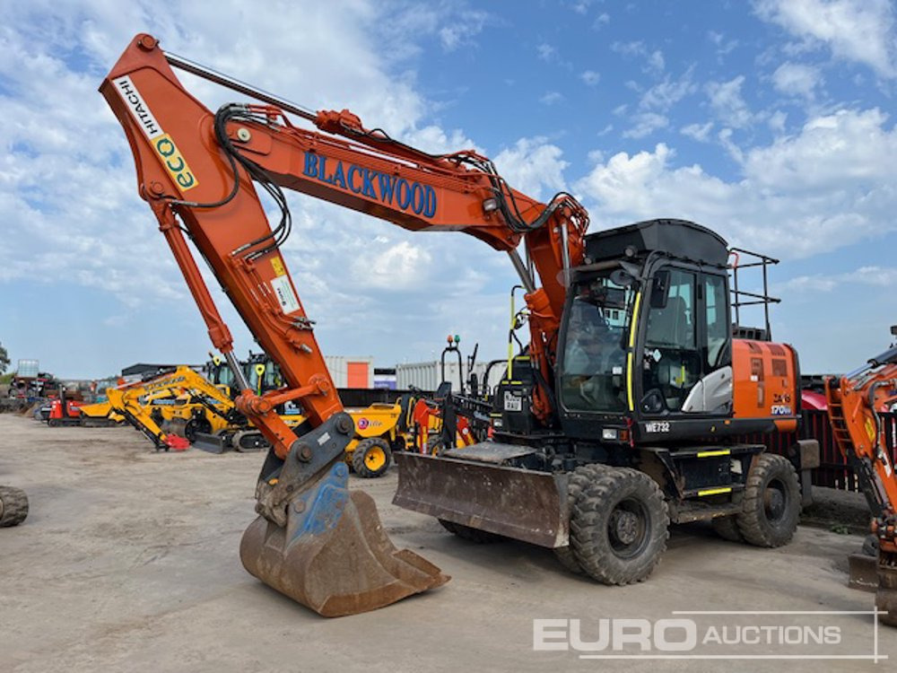 2020 Hitachi ZX170W-6 - Pelle sur pneus: photos 1 2020 Hitachi ZX170W-6 - Pelle sur pneus: photos 1