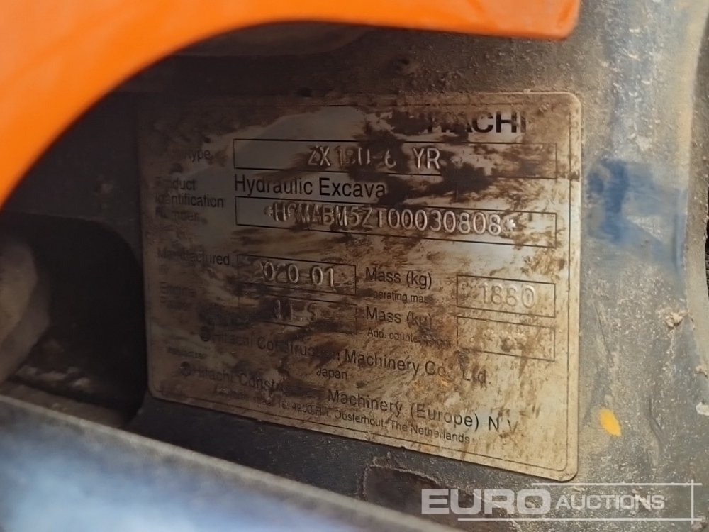 Mini pelle 2020 Hitachi ZX19U-6 YR: photos 40