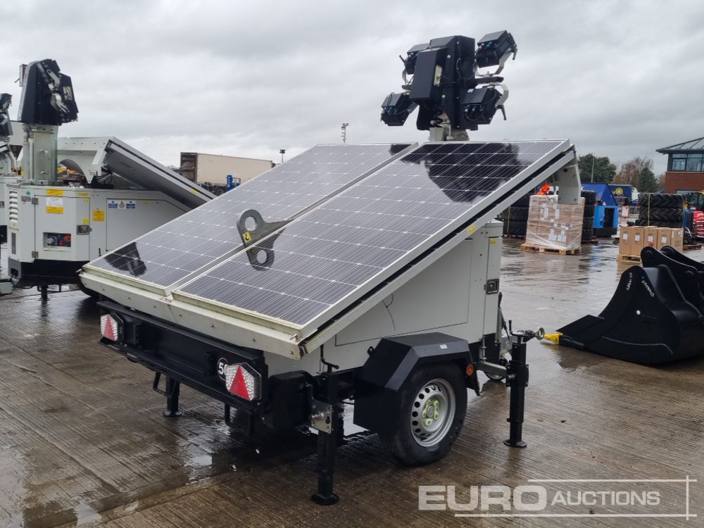 2022 Trime X-Solar Single Axle Solar Powered LED Lighting Tower - Mat d'éclairage: photos 5 2022 Trime X-Solar Single Axle Solar Powered LED Lighting Tower - Mat d'éclairage: photos 5