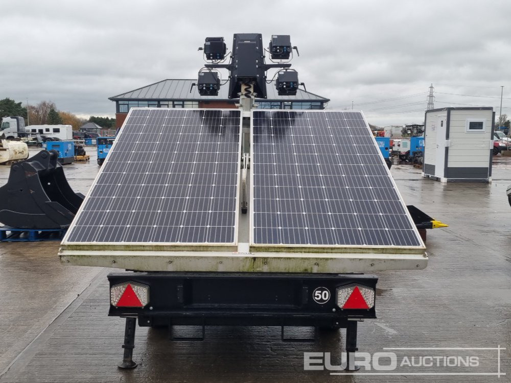 2022 Trime X-Solar Single Axle Solar Powered LED Lighting Tower - Mat d'éclairage: photos 4 2022 Trime X-Solar Single Axle Solar Powered LED Lighting Tower - Mat d'éclairage: photos 4