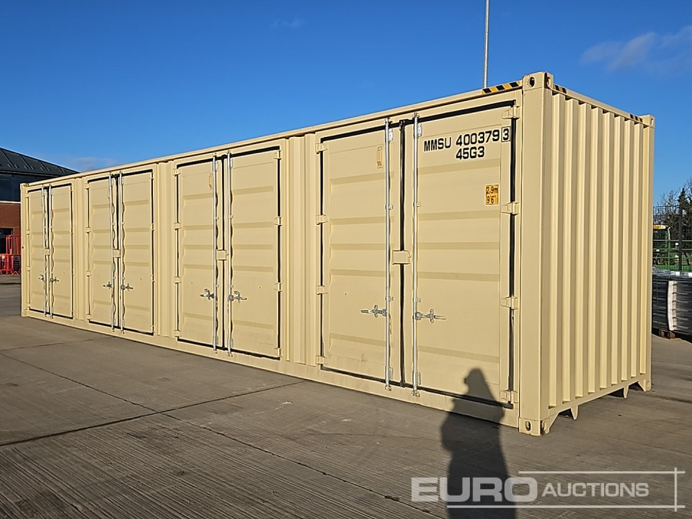 2025 40' x 8' High Cube Container, 4 Side Doors, 1 End Door (Cannot Be Reconsigned) - Conteneur maritime: photos 1 2025 40' x 8' High Cube Container, 4 Side Doors, 1 End Door (Cannot Be Reconsigned) - Conteneur maritime: photos 1
