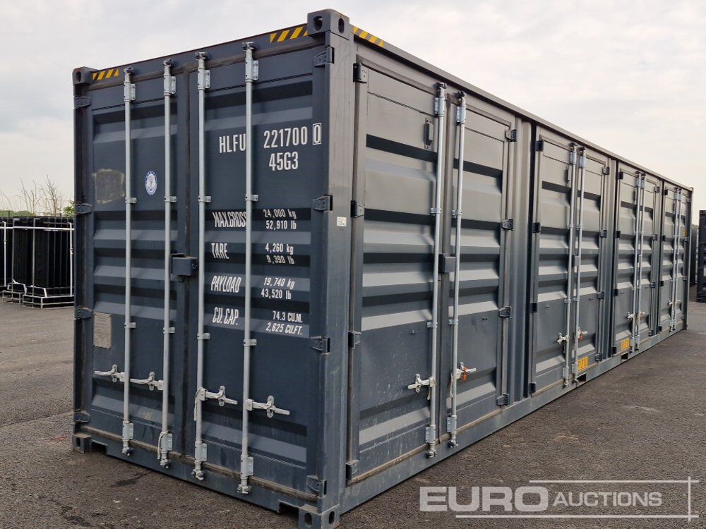40ft HC Container, 4 Side Doors, 1 End Door (Cannot be Reconsigned) - Conteneur maritime: photos 1 40ft HC Container, 4 Side Doors, 1 End Door (Cannot be Reconsigned) - Conteneur maritime: photos 1