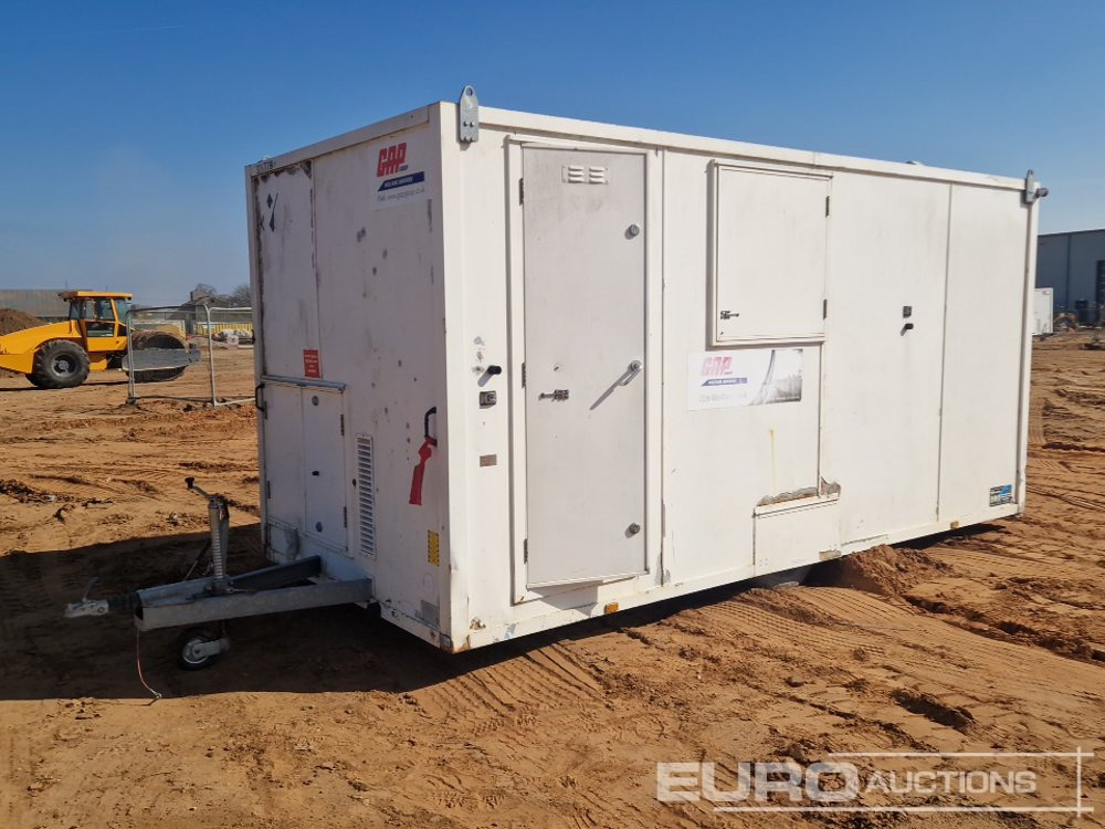 AJC Single Axle Welfare Unit, Canteen, Toilet, Drying Room, Generator (Cannot Be Reconsigned) - Conteneur maritime: photos 1 AJC Single Axle Welfare Unit, Canteen, Toilet, Drying Room, Generator (Cannot Be Reconsigned) - Conteneur maritime: photos 1