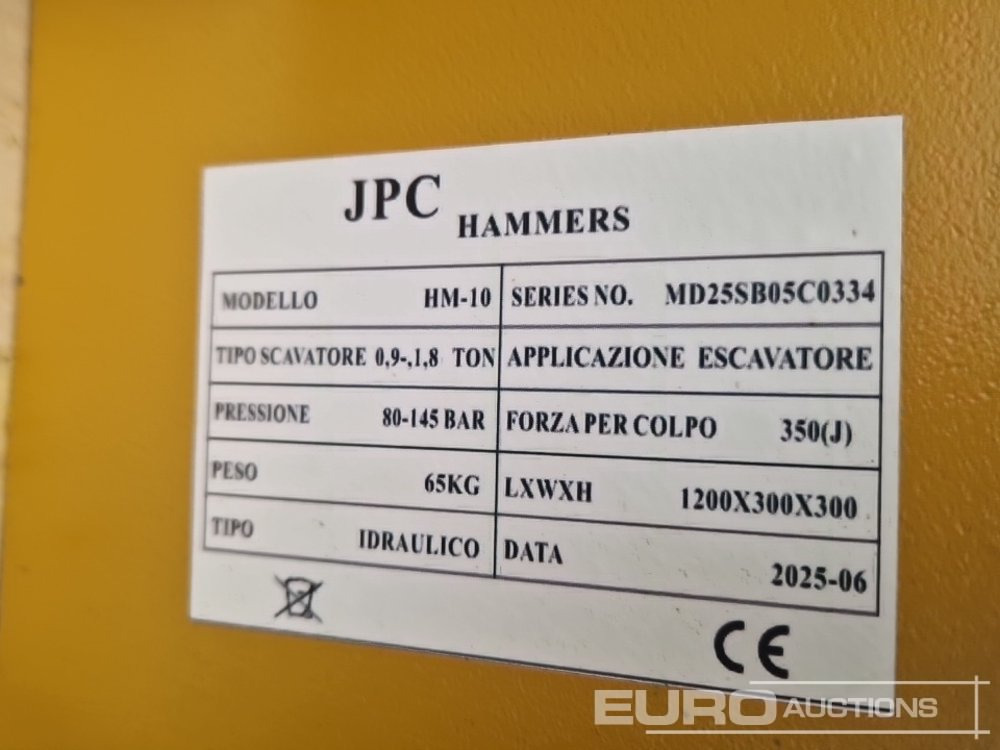 Accessoire pour Pelle Unused 2025 JPC HM-10: photos 13 Accessoire pour Pelle Unused 2025 JPC HM-10: photos 13