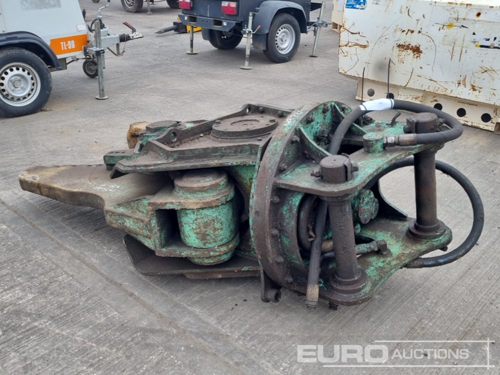 VTN Hydraulic Rotating Shear 100mm Pin to suit 40 Ton Excavator - Accessoire pour Pelle: photos 3 VTN Hydraulic Rotating Shear 100mm Pin to suit 40 Ton Excavator - Accessoire pour Pelle: photos 3
