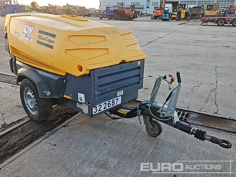 Atlas Copco XAS67 - Compresseur d'air: photos 1 Atlas Copco XAS67 - Compresseur d'air: photos 1