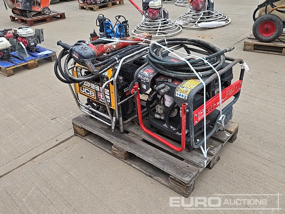 Belle Hydraulic Power Pack, Honda Engine (2 of), JCB Hydraulic Hand Held Breaker - Travaux routiers: photos 1 Belle Hydraulic Power Pack, Honda Engine (2 of), JCB Hydraulic Hand Held Breaker - Travaux routiers: photos 1