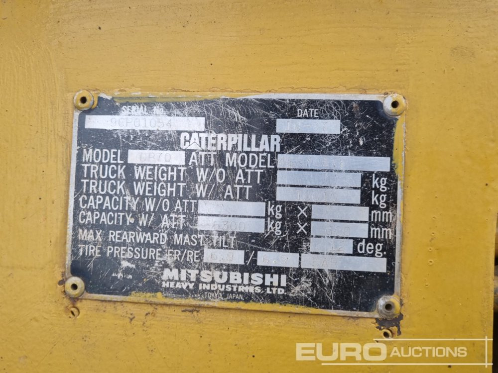 Chariot élévateur CAT DP70: photos 37 Chariot élévateur CAT DP70: photos 37