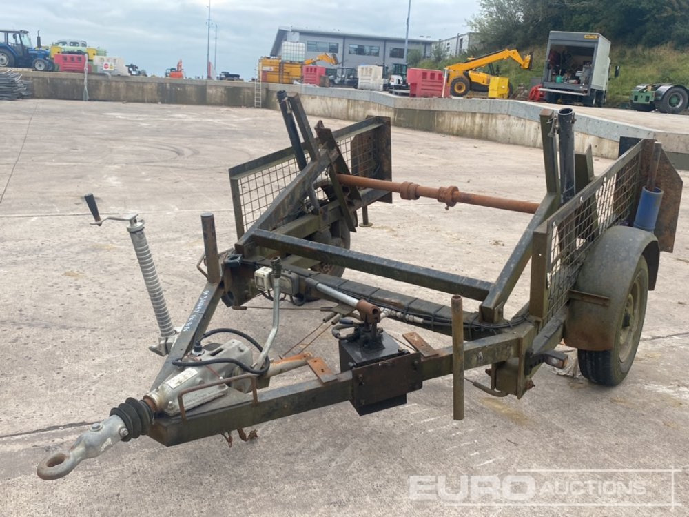 Cable Reel Trailer - Remorque porte engin: photos 1 Cable Reel Trailer - Remorque porte engin: photos 1