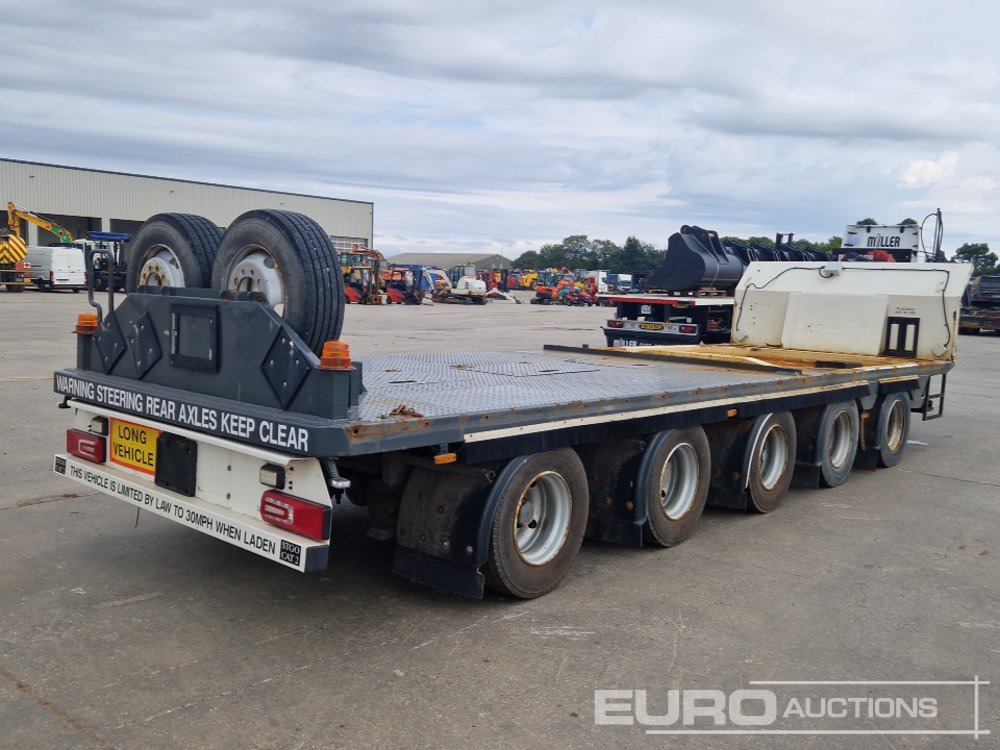 Crane Fruehauf 74 Ton 5 Axle Low Loader Trailer, Rear Steer - Semi-remorque surbaissé: photos 5 Crane Fruehauf 74 Ton 5 Axle Low Loader Trailer, Rear Steer - Semi-remorque surbaissé: photos 5