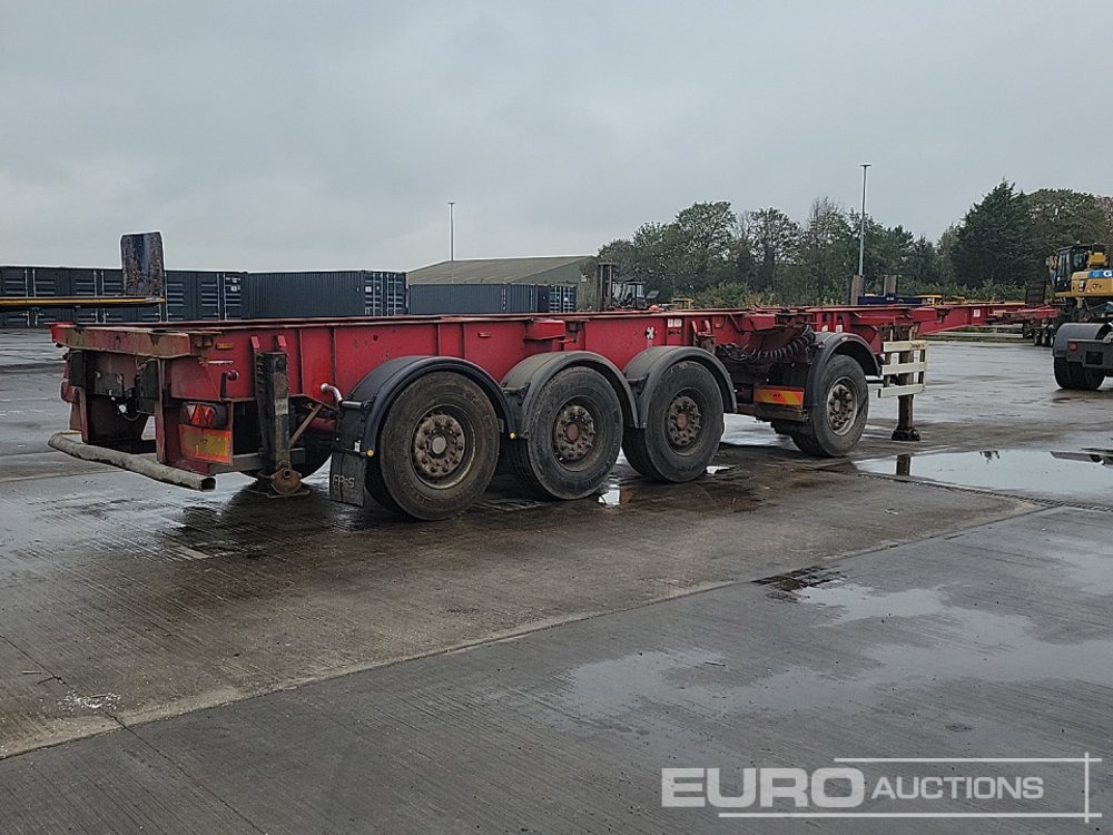 Dennison 4 Axle 2x20`Twist & Lock Multi-Functional Skeleton Trailer - Semi-remorque plateau: photos 5 Dennison 4 Axle 2x20`Twist & Lock Multi-Functional Skeleton Trailer - Semi-remorque plateau: photos 5