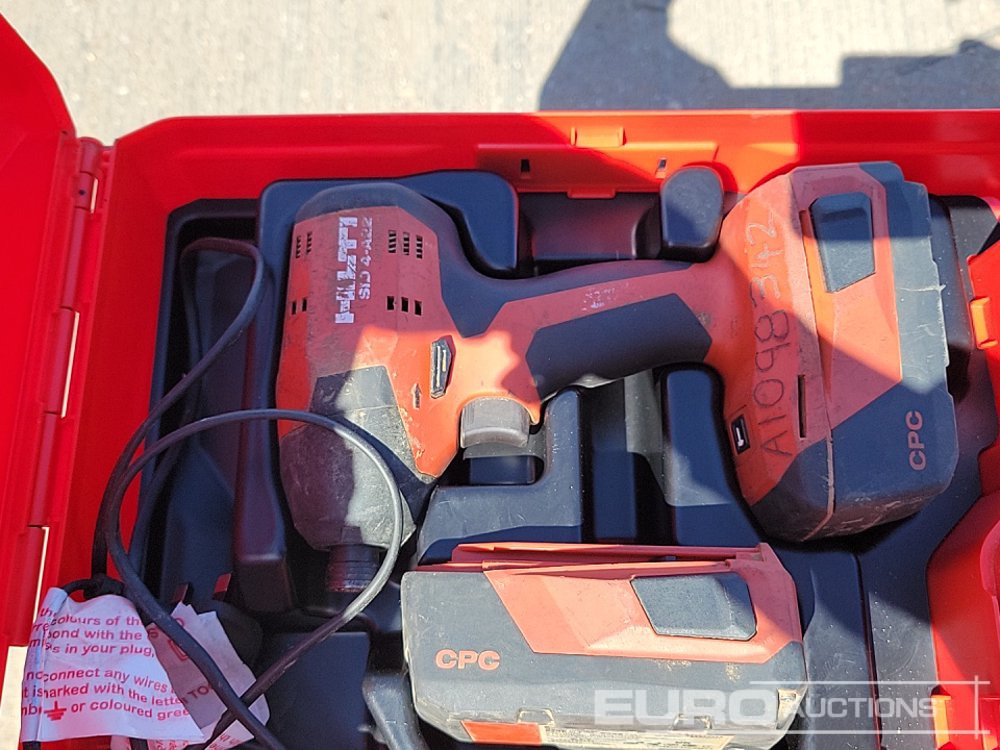 Matériel de chantier Hilti TE70-ATC/AVR 110Volt Hammer Drill, TE500-AVR 110Volt Hammer Drill (2 of), SID4-A22 Battery Impact Wrench, Charger, 21.6Volt Battery (2 of): photos 17
