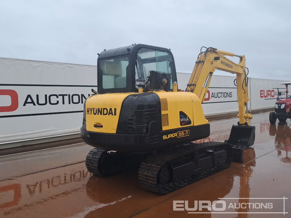 Hyundai R55-7 - Mini pelle: photos 5 Hyundai R55-7 - Mini pelle: photos 5