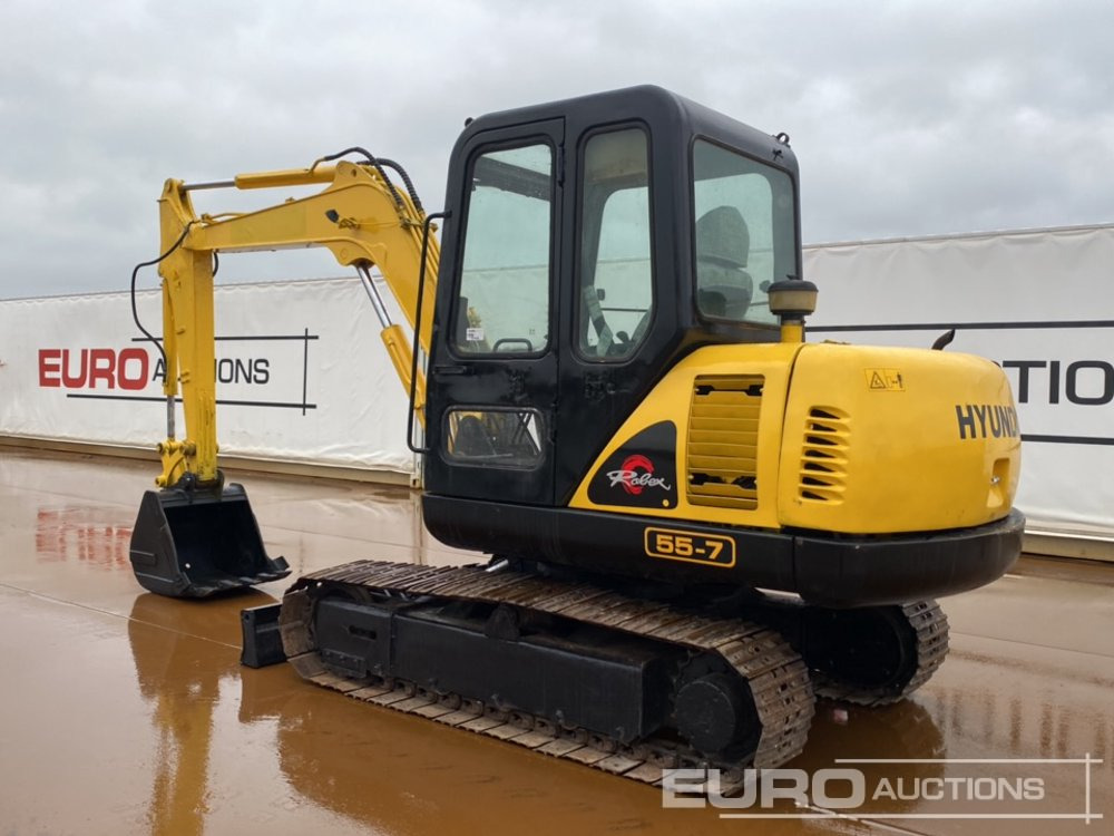 Hyundai R55-7 - Mini pelle: photos 3 Hyundai R55-7 - Mini pelle: photos 3