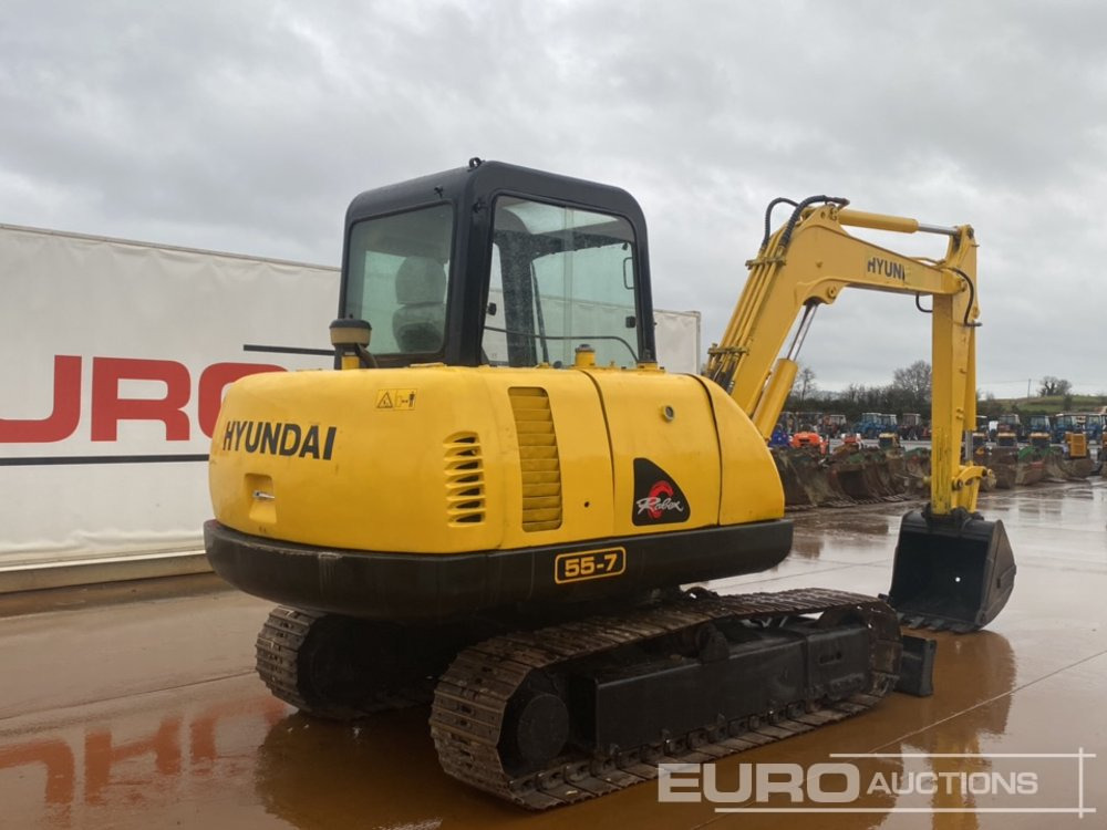 Hyundai R55-7 - Mini pelle: photos 5 Hyundai R55-7 - Mini pelle: photos 5