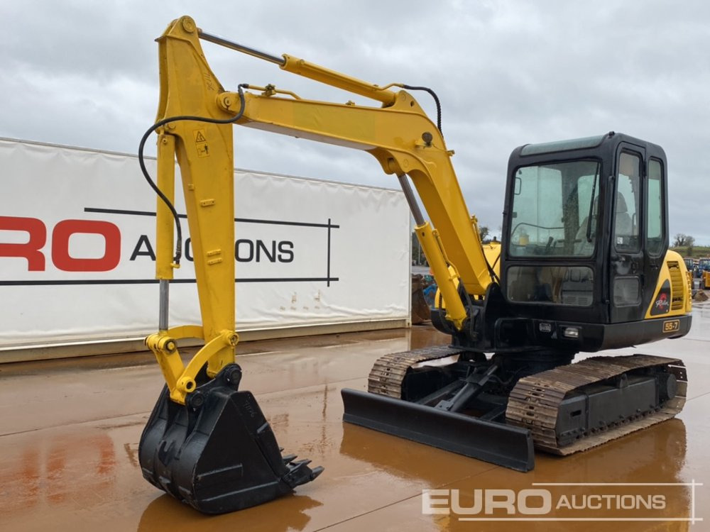 Hyundai R55-7 - Mini pelle: photos 1 Hyundai R55-7 - Mini pelle: photos 1