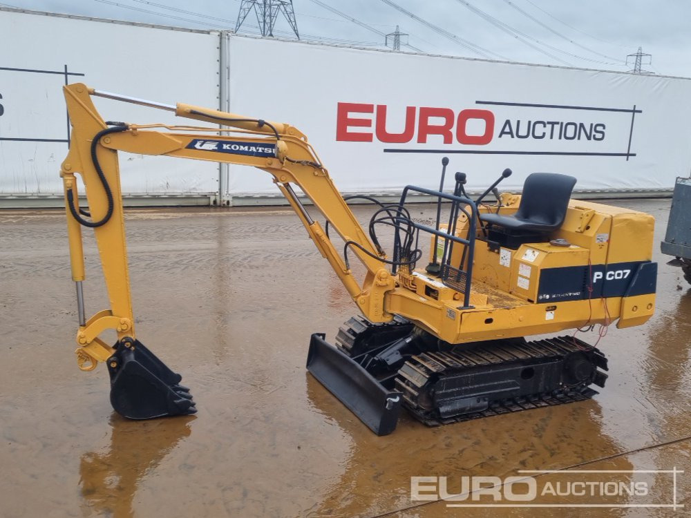 Komatsu PC07-1 - Mini pelle: photos 1 Komatsu PC07-1 - Mini pelle: photos 1