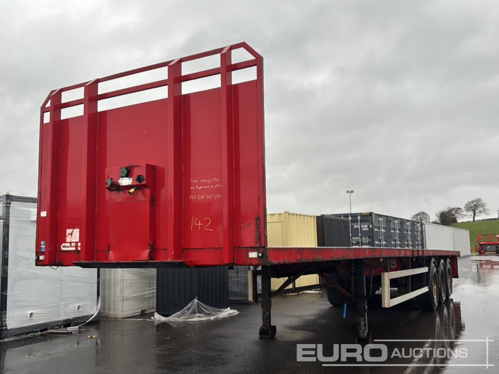 M&G FAC27Y 40' Tri Axle Flat Trailer - Semi-remorque plateau: photos 1 M&G FAC27Y 40' Tri Axle Flat Trailer - Semi-remorque plateau: photos 1