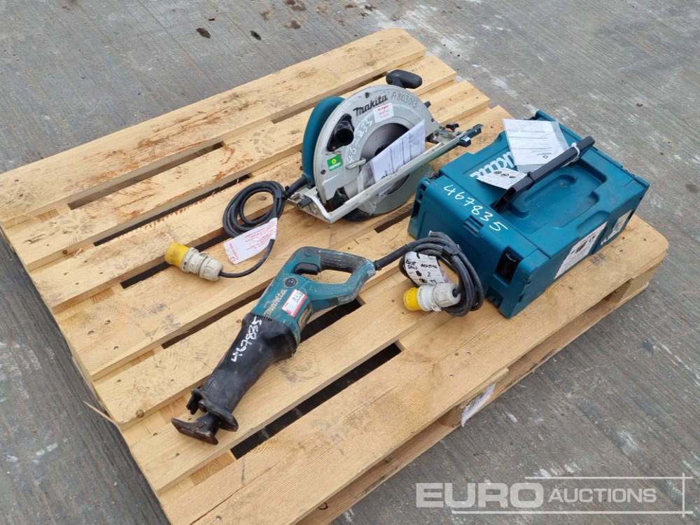 Makita 110Volt Circular Saw, Reciprocating Saw, Battery Powered Drill - Matériel de chantier: photos 1 Makita 110Volt Circular Saw, Reciprocating Saw, Battery Powered Drill - Matériel de chantier: photos 1
