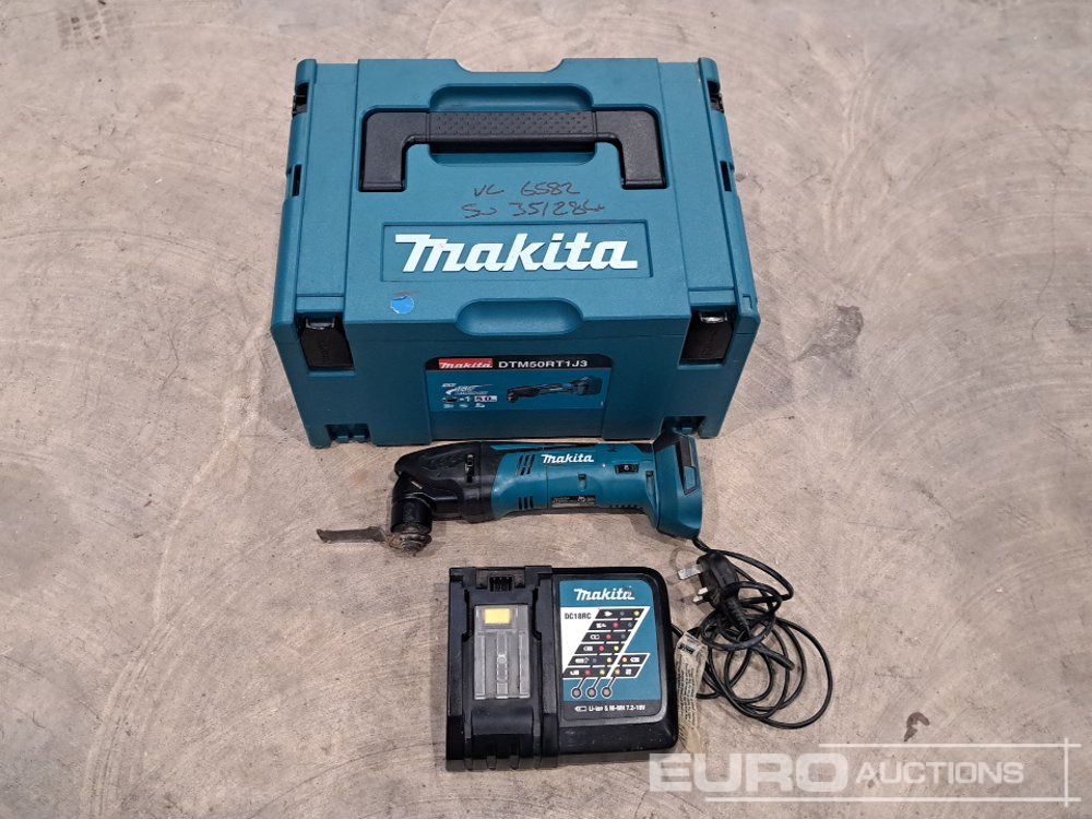 Makita DTM50 18 Volt Multi Tool (Body, Charger, Case) - Matériel de chantier: photos 3 Makita DTM50 18 Volt Multi Tool (Body, Charger, Case) - Matériel de chantier: photos 3