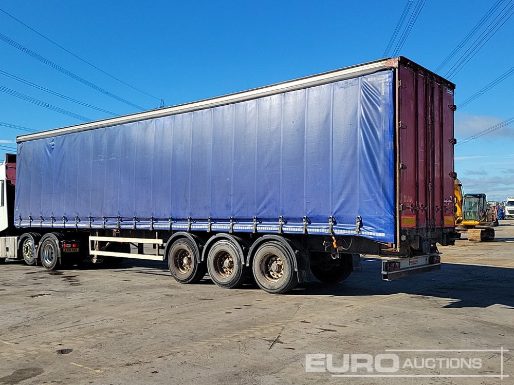 Montracon Tri Axle Curtainsider Trailer - Semi-remorque rideaux coulissants: photos 3 Montracon Tri Axle Curtainsider Trailer - Semi-remorque rideaux coulissants: photos 3