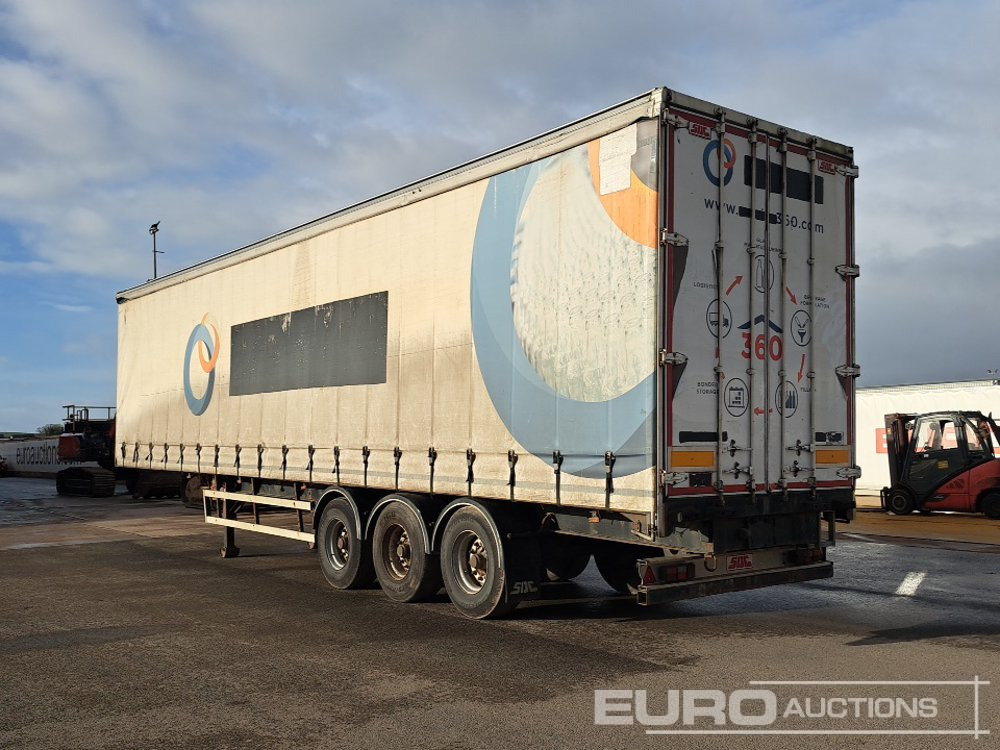 SDC 45' Tri Axle Curtainsider Trailer, BPW Axles - Semi-remorque rideaux coulissants: photos 3 SDC 45' Tri Axle Curtainsider Trailer, BPW Axles - Semi-remorque rideaux coulissants: photos 3