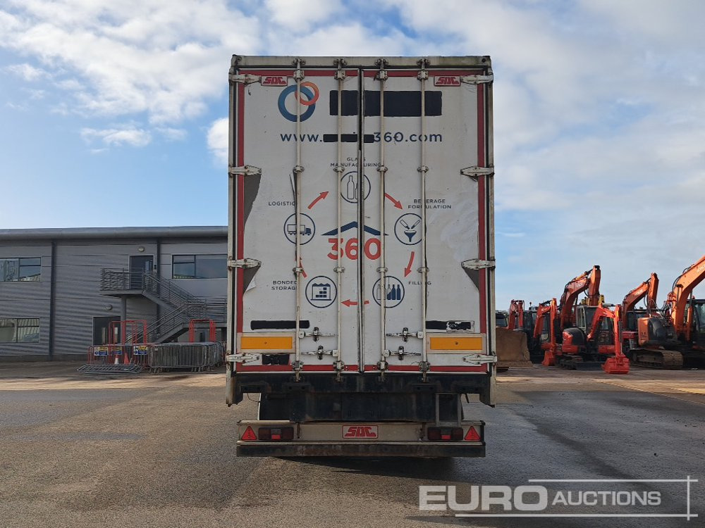SDC 45' Tri Axle Curtainsider Trailer, BPW Axles - Semi-remorque rideaux coulissants: photos 4 SDC 45' Tri Axle Curtainsider Trailer, BPW Axles - Semi-remorque rideaux coulissants: photos 4