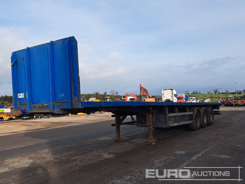SDC 45' Tri Axle Flat Trailer, BPW Axles, Goal Post Sockets, Twist Locks - Semi-remorque plateau: photos 1 SDC 45' Tri Axle Flat Trailer, BPW Axles, Goal Post Sockets, Twist Locks - Semi-remorque plateau: photos 1