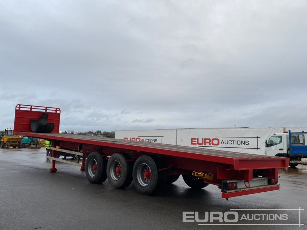 SDC 45' Tri Axle Flat Trailer, BPW Axles - Semi-remorque plateau: photos 2 SDC 45' Tri Axle Flat Trailer, BPW Axles - Semi-remorque plateau: photos 2
