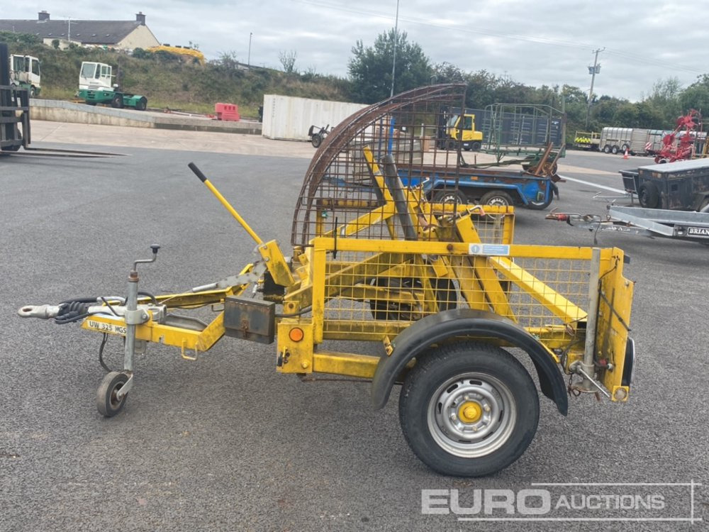 Single Axle Cable Reel Trailer - Remorque porte engin: photos 2 Single Axle Cable Reel Trailer - Remorque porte engin: photos 2