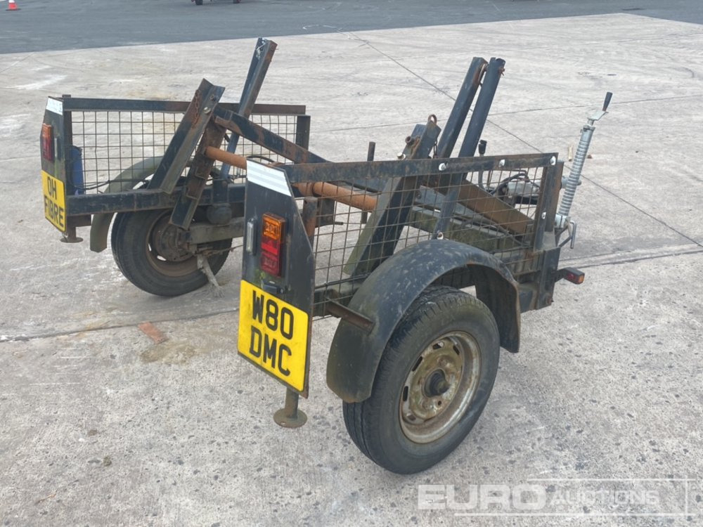 Single Axle Cable Reel Trailer - Remorque porte engin: photos 5 Single Axle Cable Reel Trailer - Remorque porte engin: photos 5